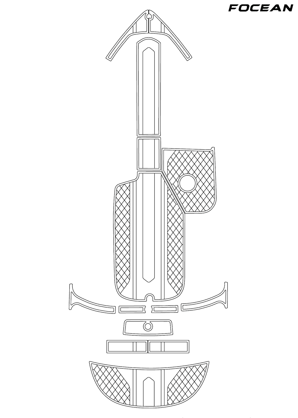 Custom Non-Slip EVA Boat Flooring for MB Sports - B52 21 - 2014
