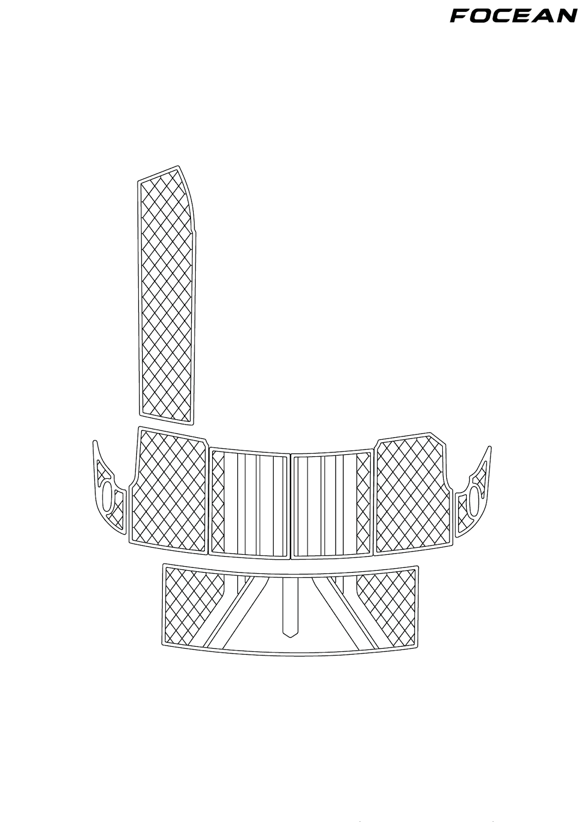 Custom Non-Slip EVA Boat Flooring for Formula - 350 CBR - 2020