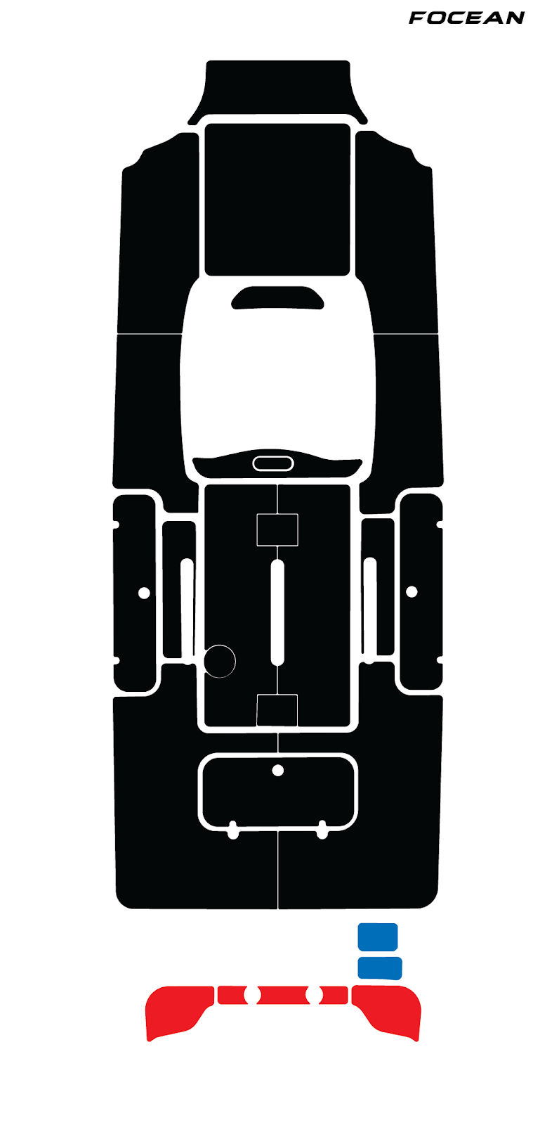 Custom Non-Slip EVA Boat Flooring for Glasstream - 328 SCX - 2009