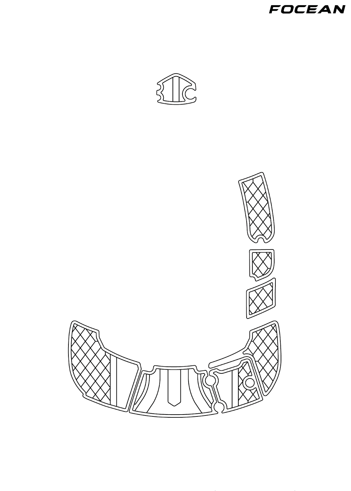 Custom Non-Slip EVA Boat Flooring for Glastron - GLS 215 - 2001
