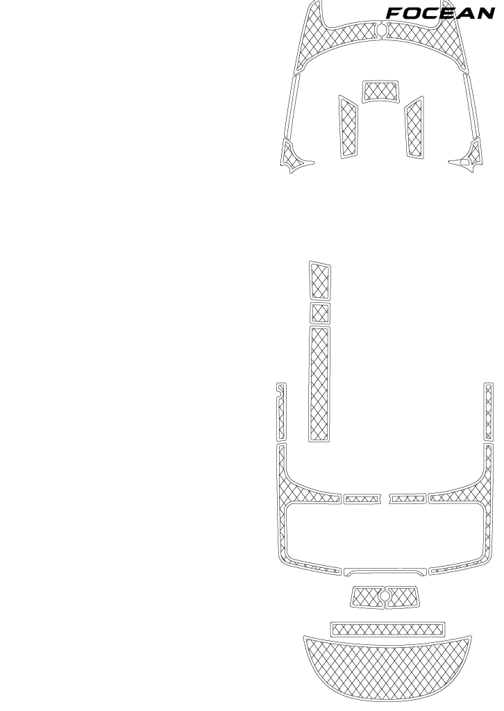 Custom Non-Slip EVA Boat Flooring for MB Sports - F21 Tomcat - 2011