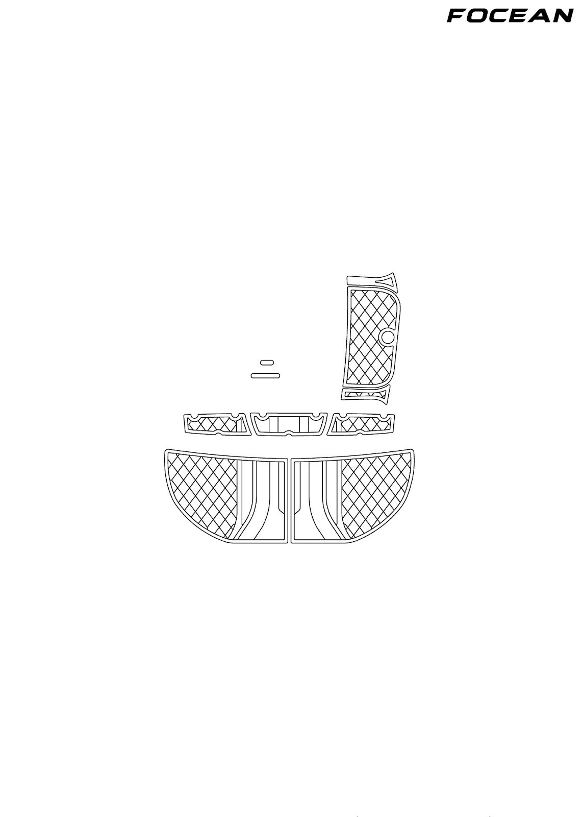 Custom Non-Slip EVA Boat Flooring for Tige - 22-24VE - 2007