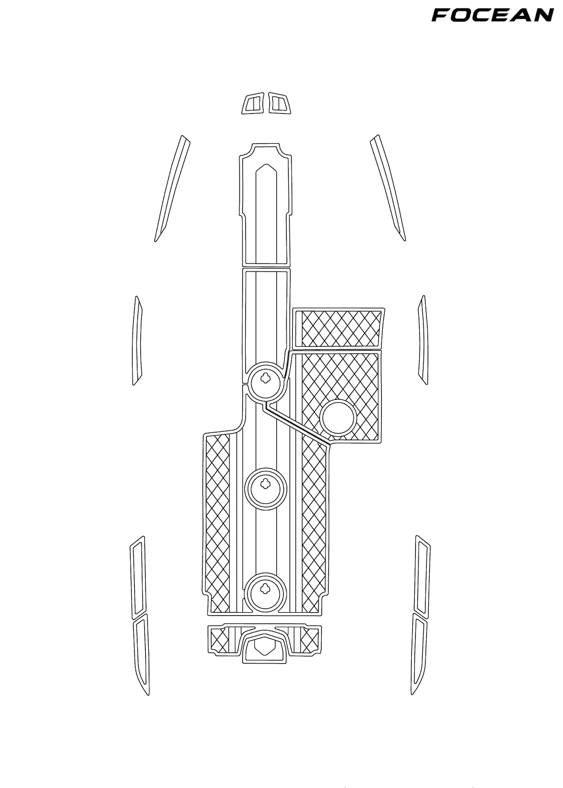 Custom Non-Slip EVA Boat Flooring for Mastercraft - XT22 - 2018-2020