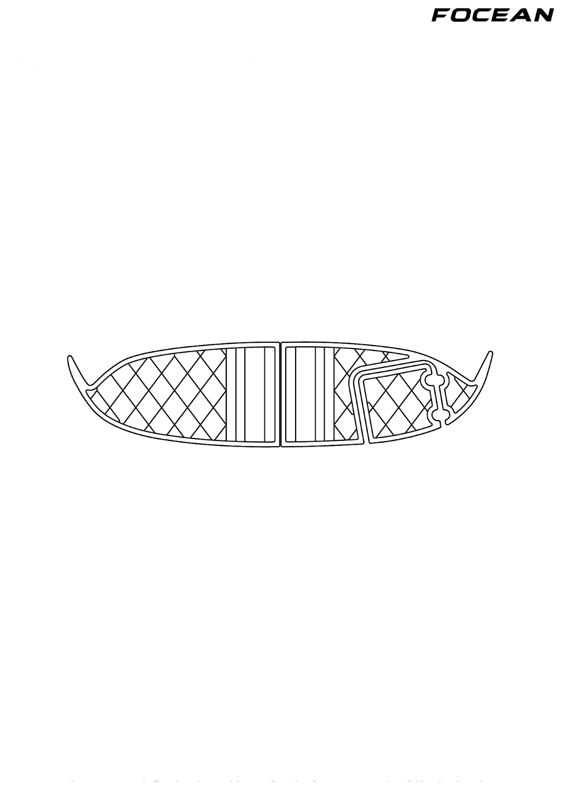Custom Non-Slip EVA Boat Flooring for Four Winns - Horizon 200 - 2008
