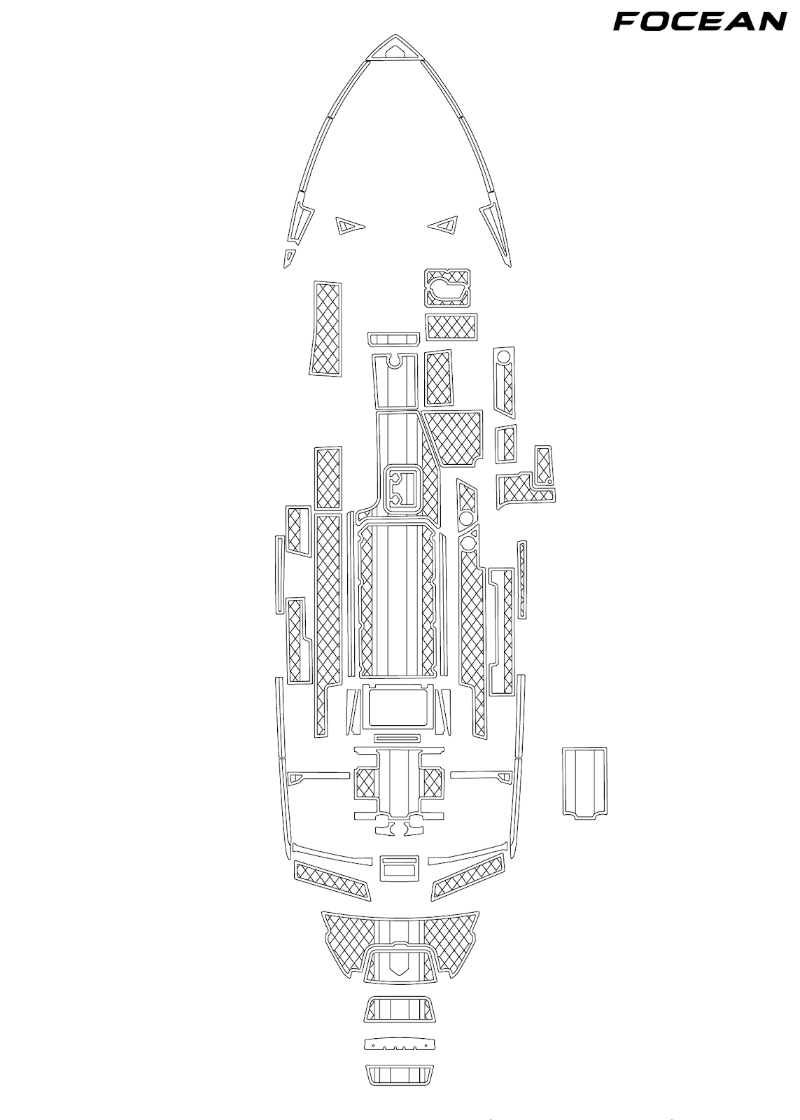 Custom Non-Slip EVA Boat Flooring for Malibu - 23LSV - 2021
