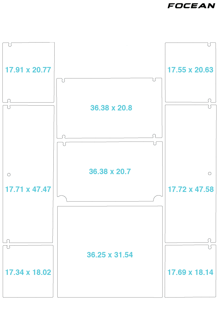 Custom Non-Slip EVA Boat Flooring for Jetcraft - Coastal - 1991