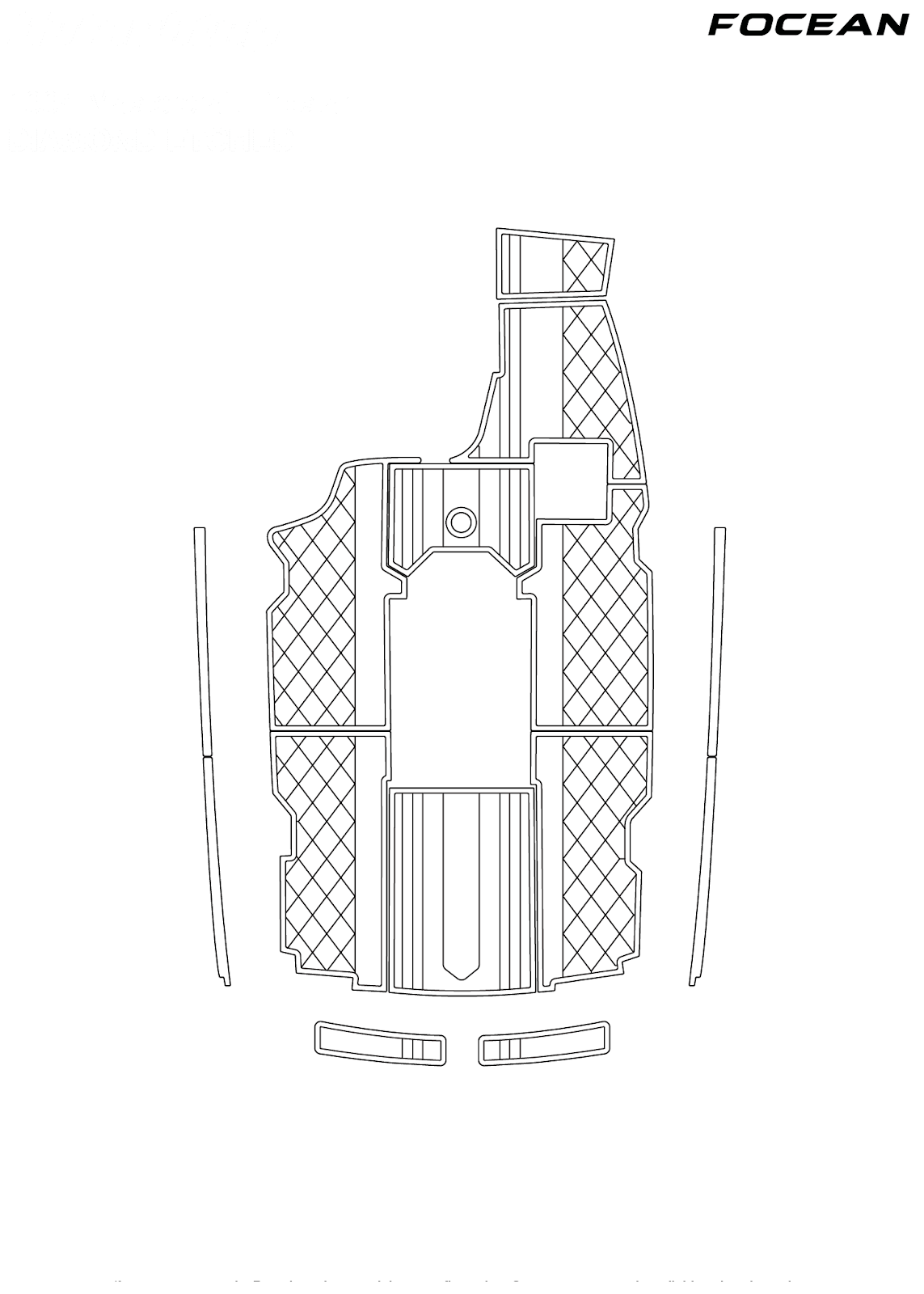 Custom Non-Slip EVA Boat Flooring for Mastercraft - Prostar - 1994