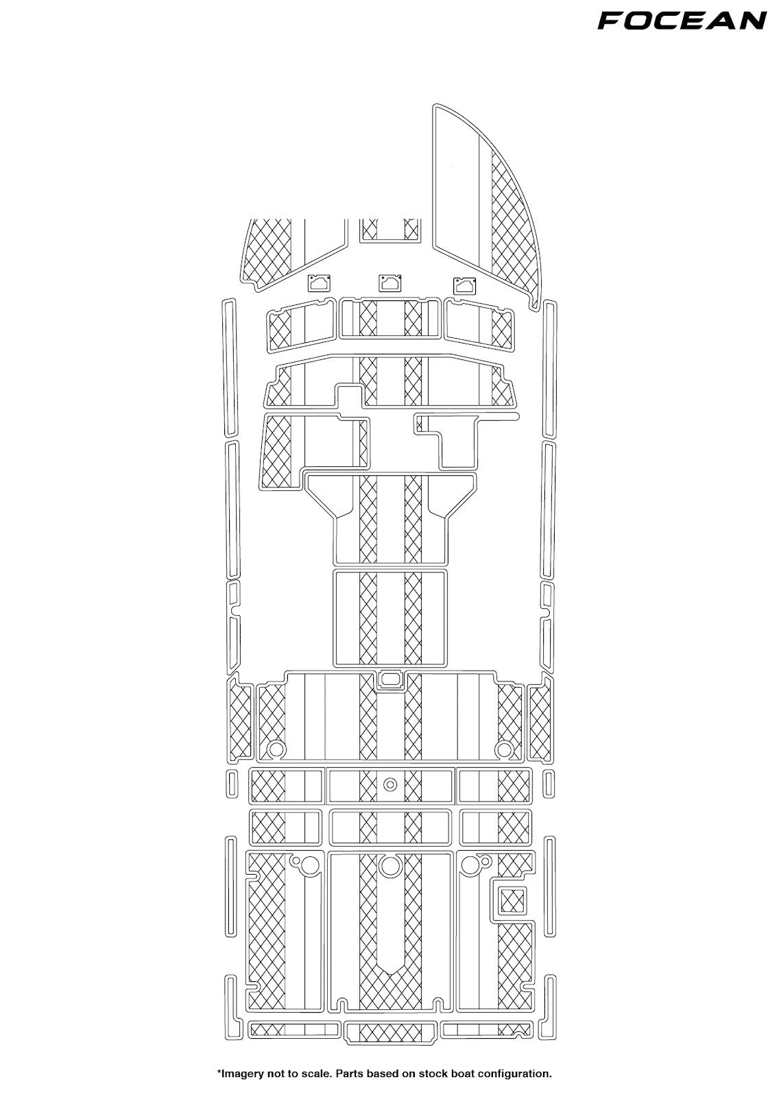 Custom Non-Slip EVA Boat Flooring for RMX - HCX 23 - 2017