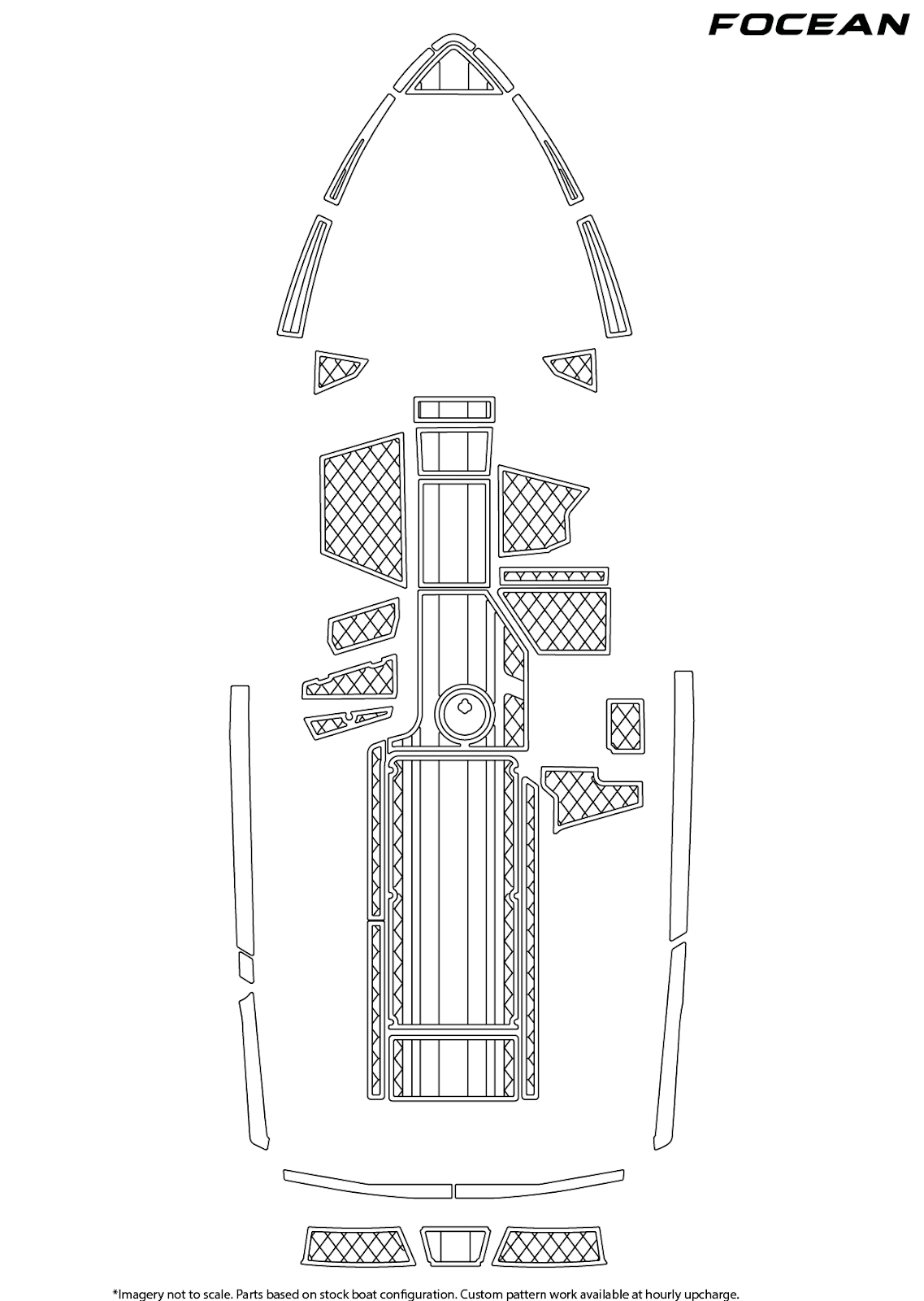 Custom Non-Slip EVA Boat Flooring for Axis - T23 - 2019-2021