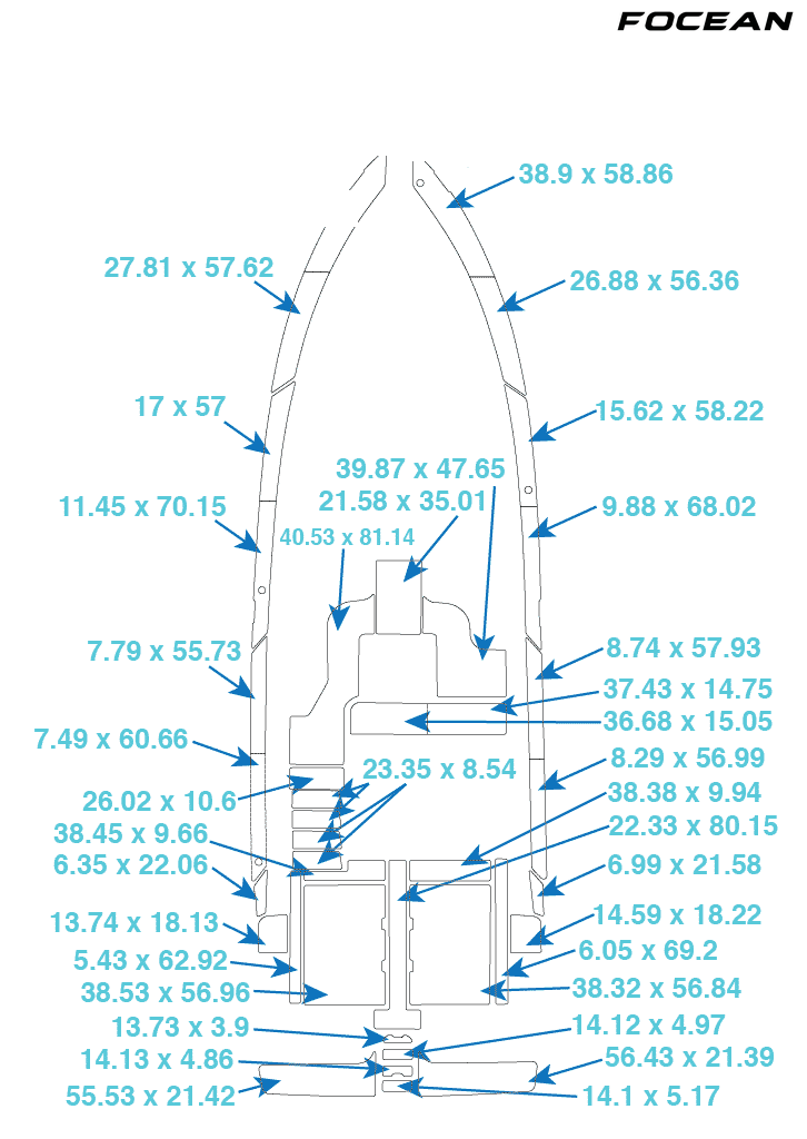 Custom Non-Slip EVA Boat Flooring for Mainship - Sedan Bridge - 1993