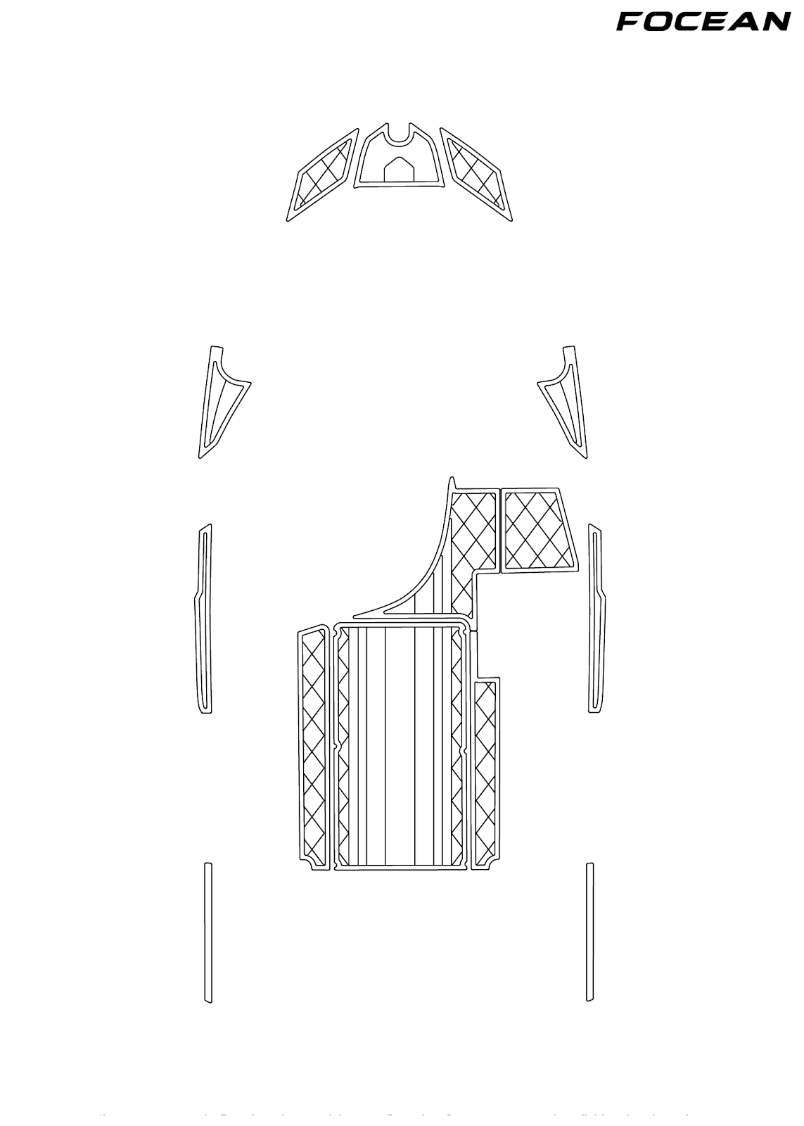 Custom Non-Slip EVA Boat Flooring for Axis - A22 - 2011