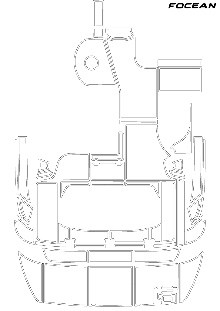 Custom Non-Slip EVA Boat Flooring for Regal - 4280 - 2002