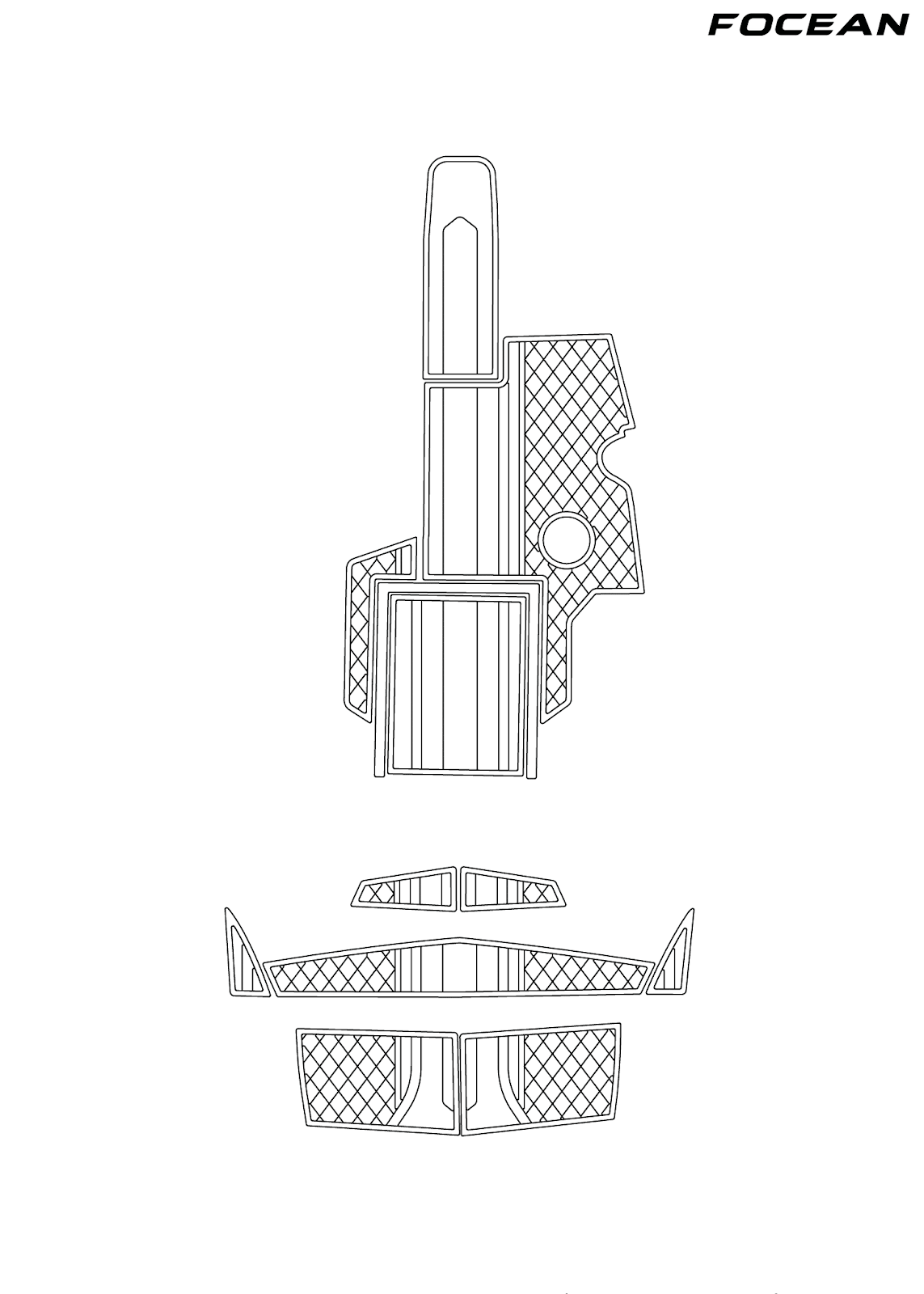Custom Non-Slip EVA Boat Flooring for Tige - Z1 - 2009