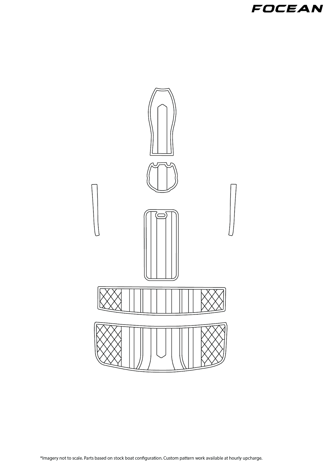 Custom Non-Slip EVA Boat Flooring for Stingray - 180RX - 2016