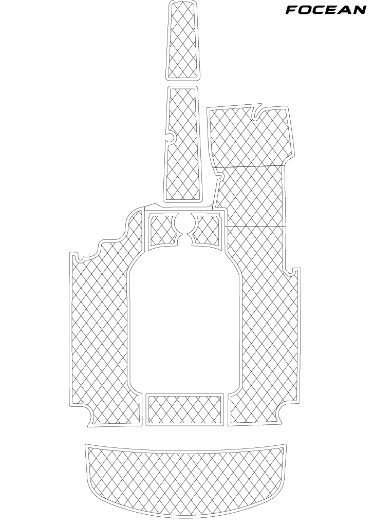 Custom Non-Slip EVA Boat Flooring for Moomba - Mobius LS - 2004