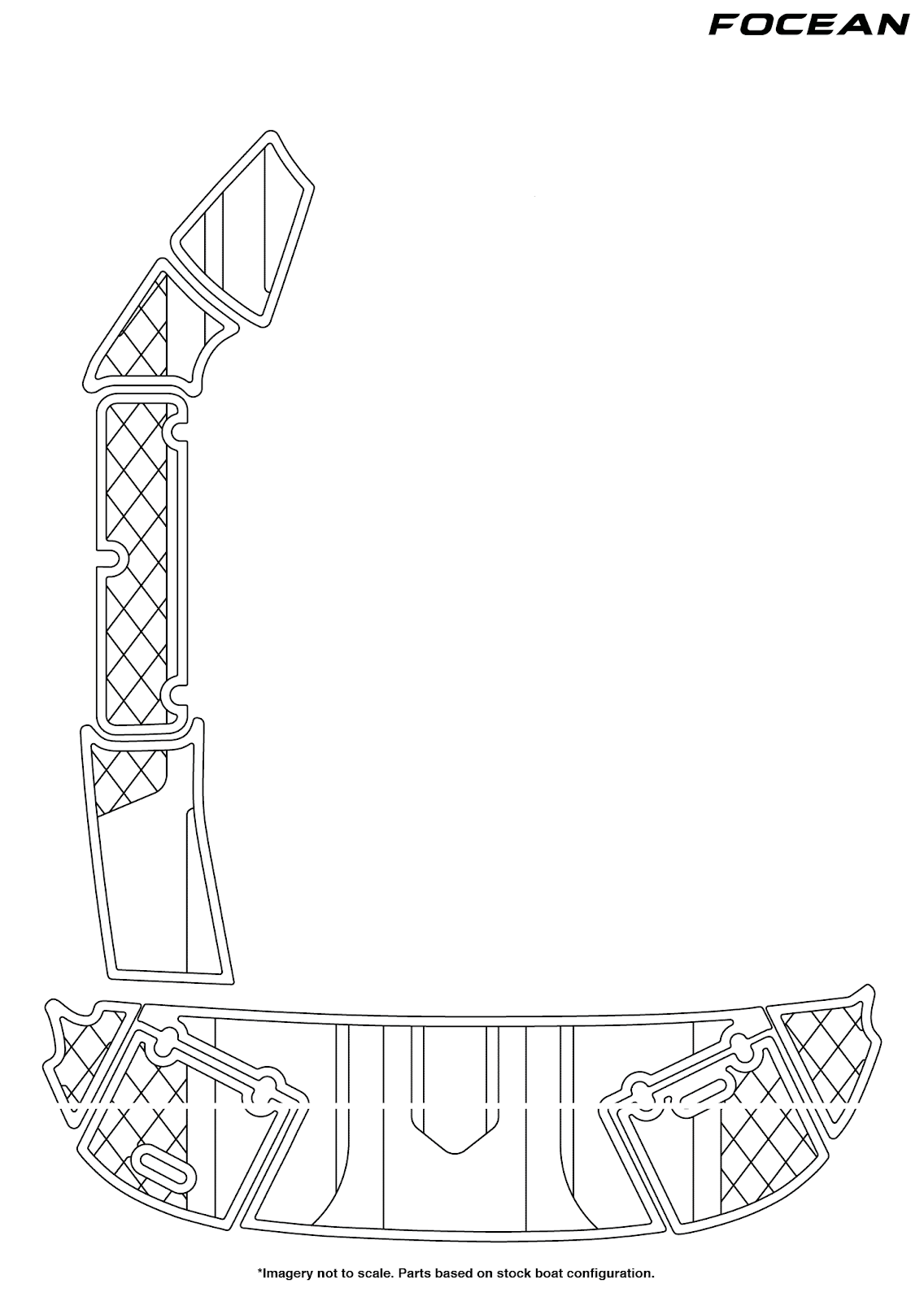 Custom Non-Slip EVA Boat Flooring for Rinker - 246 - 2009