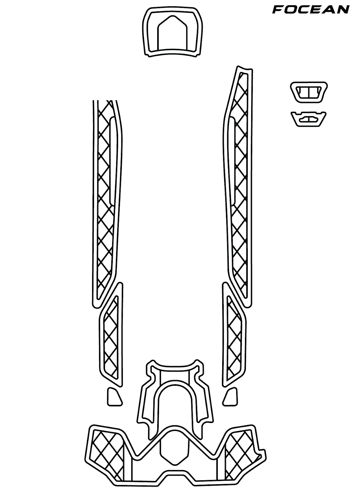 Custom Non-Slip EVA Boat Flooring for SeaDoo - GTX - 2019