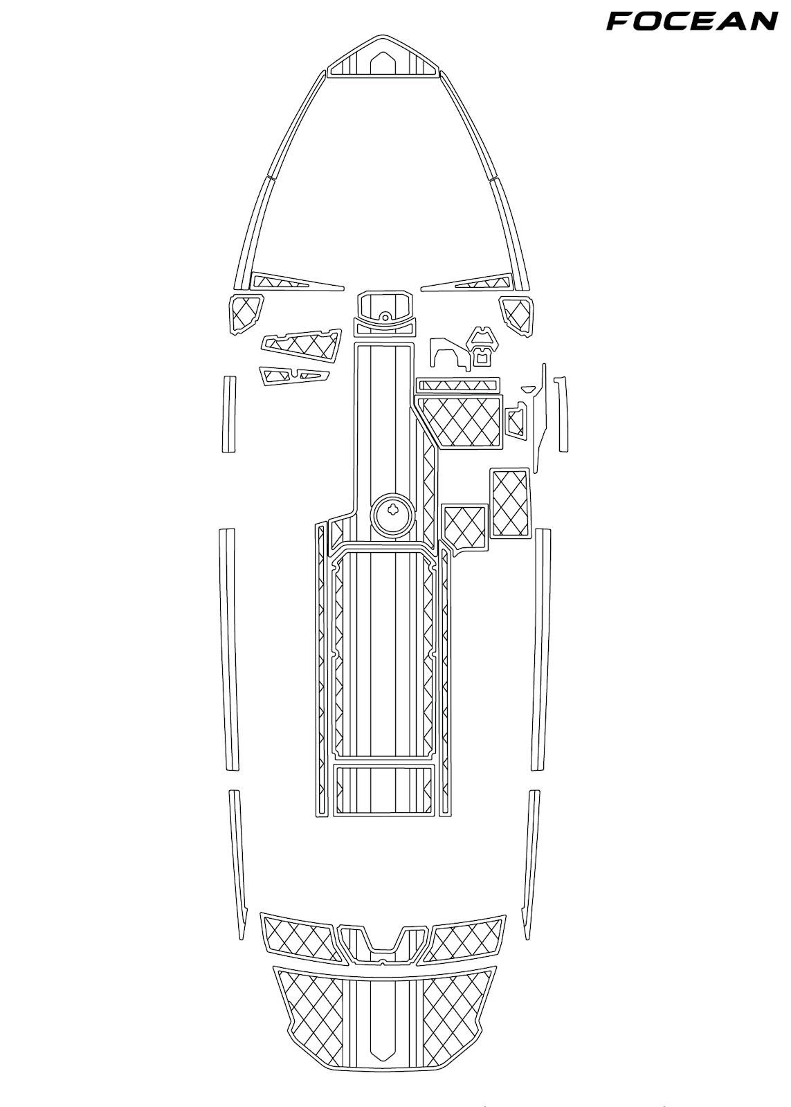 Custom Non-Slip EVA Boat Flooring for Axis - T235 - 2023