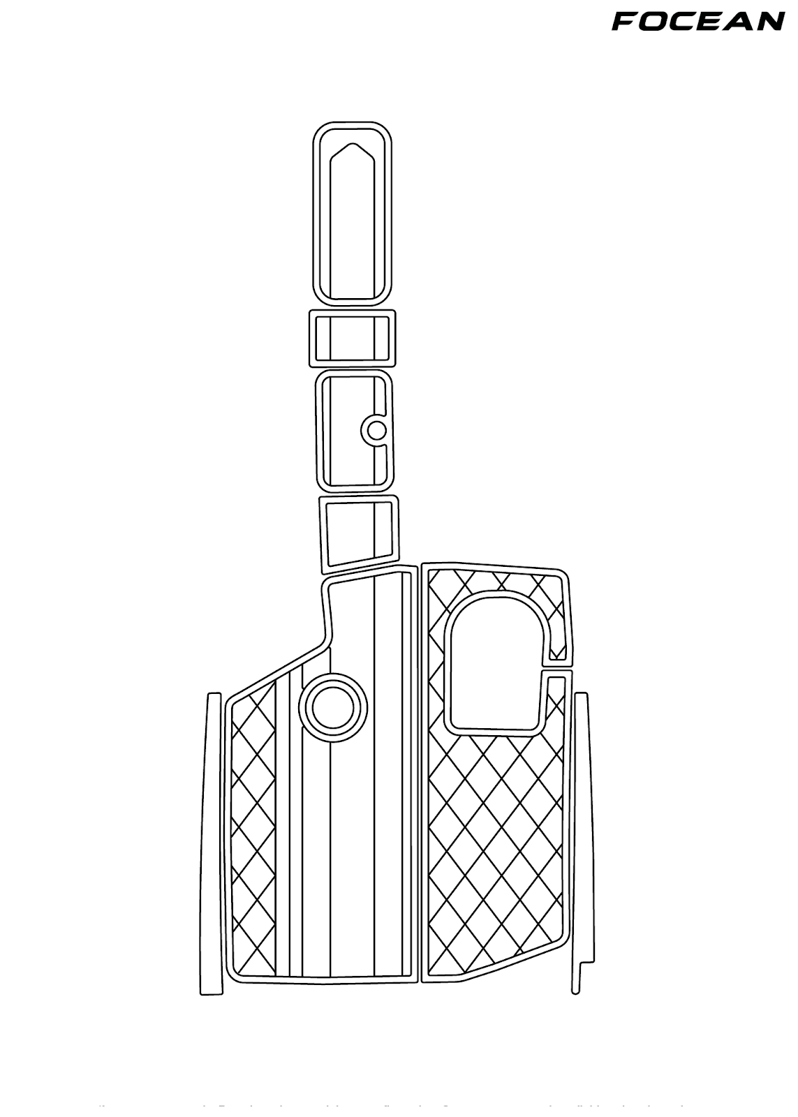 Custom Non-Slip EVA Boat Flooring for Centurion - Elite V - 2004