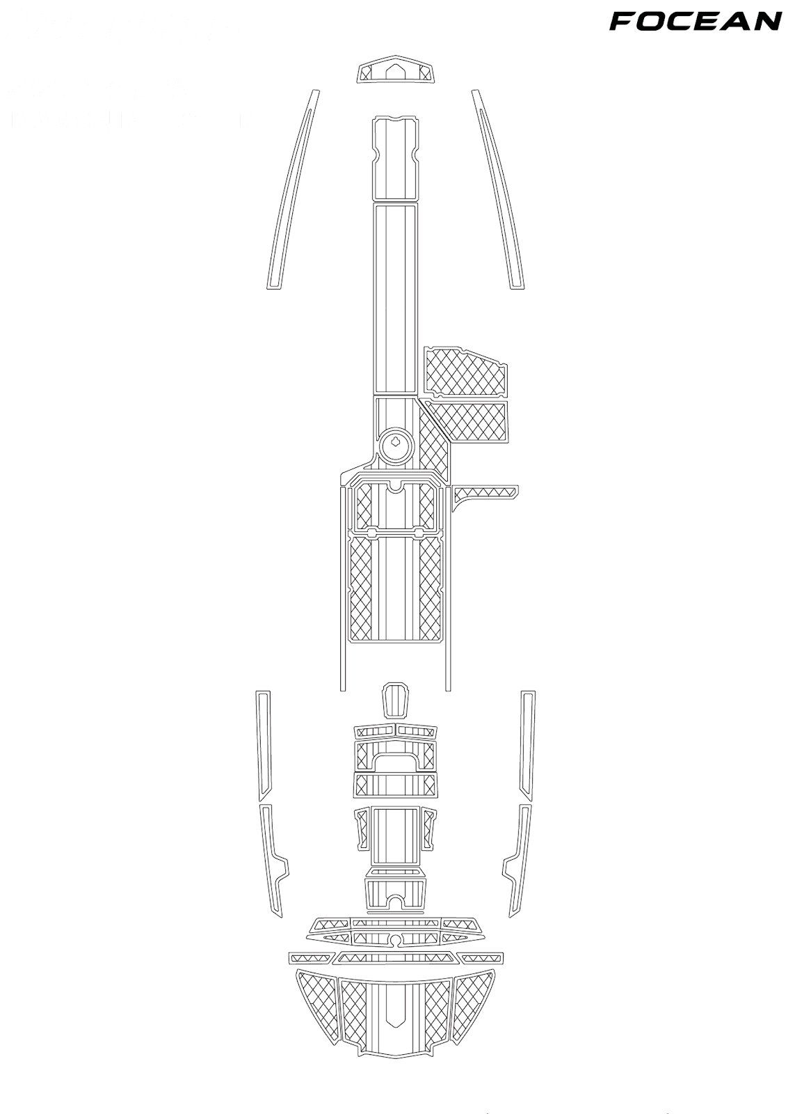 Custom Non-Slip EVA Boat Flooring for Supra - SA - 2020