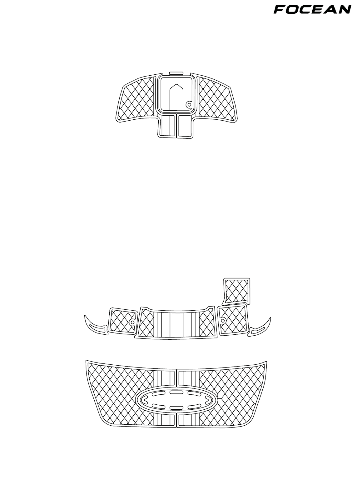 Custom Non-Slip EVA Boat Flooring for Monterey - Explorer Sport - 2001