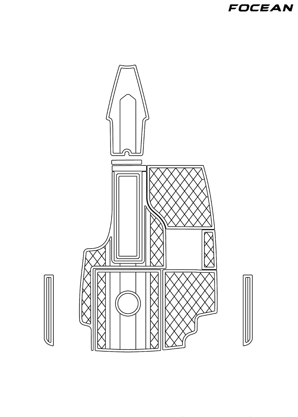 Custom Non-Slip EVA Boat Flooring for Mastercraft - X1 - 2007