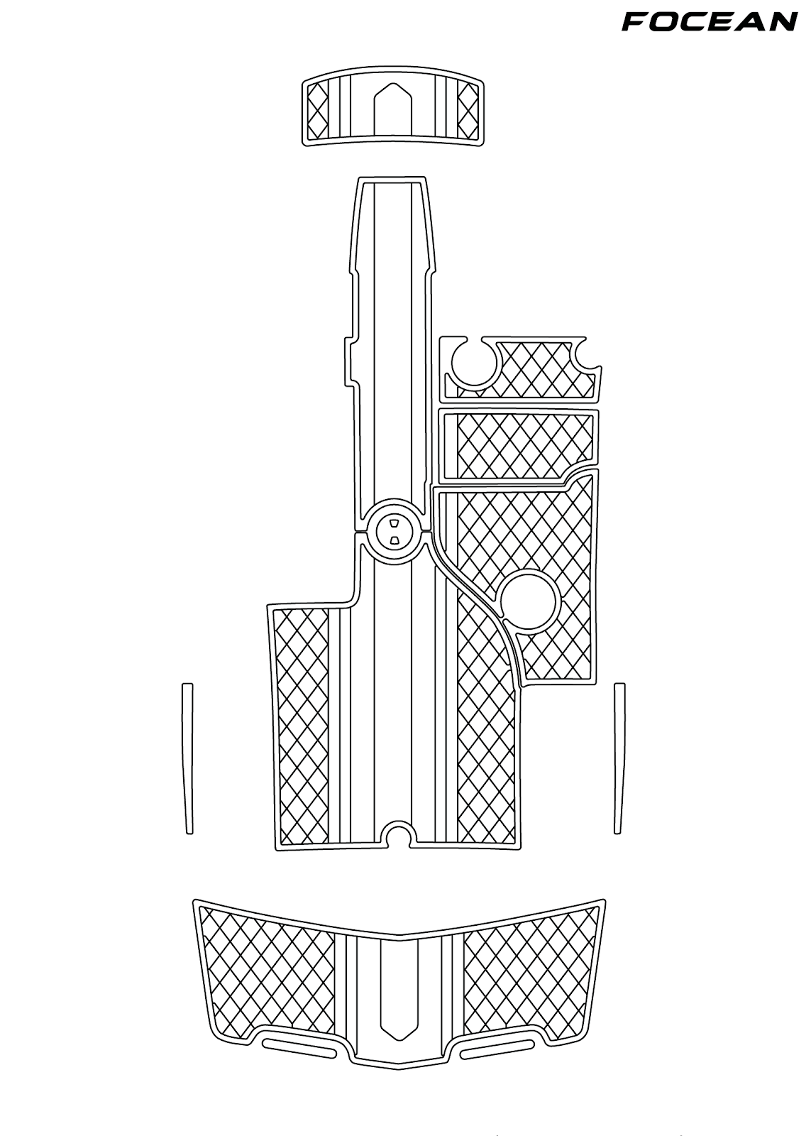 Custom Non-Slip EVA Boat Flooring for Mastercraft - X2 - 2006-2011