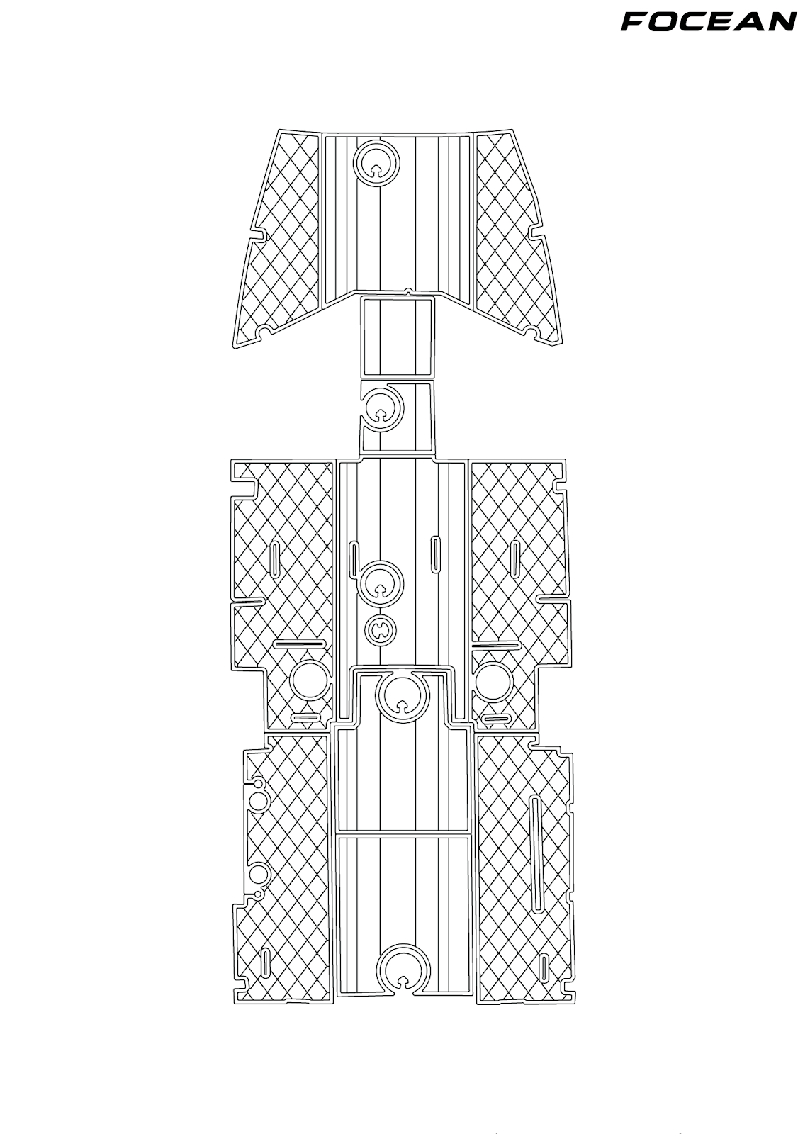 Custom Non-Slip EVA Boat Flooring for SeaArk - 27 - 2008