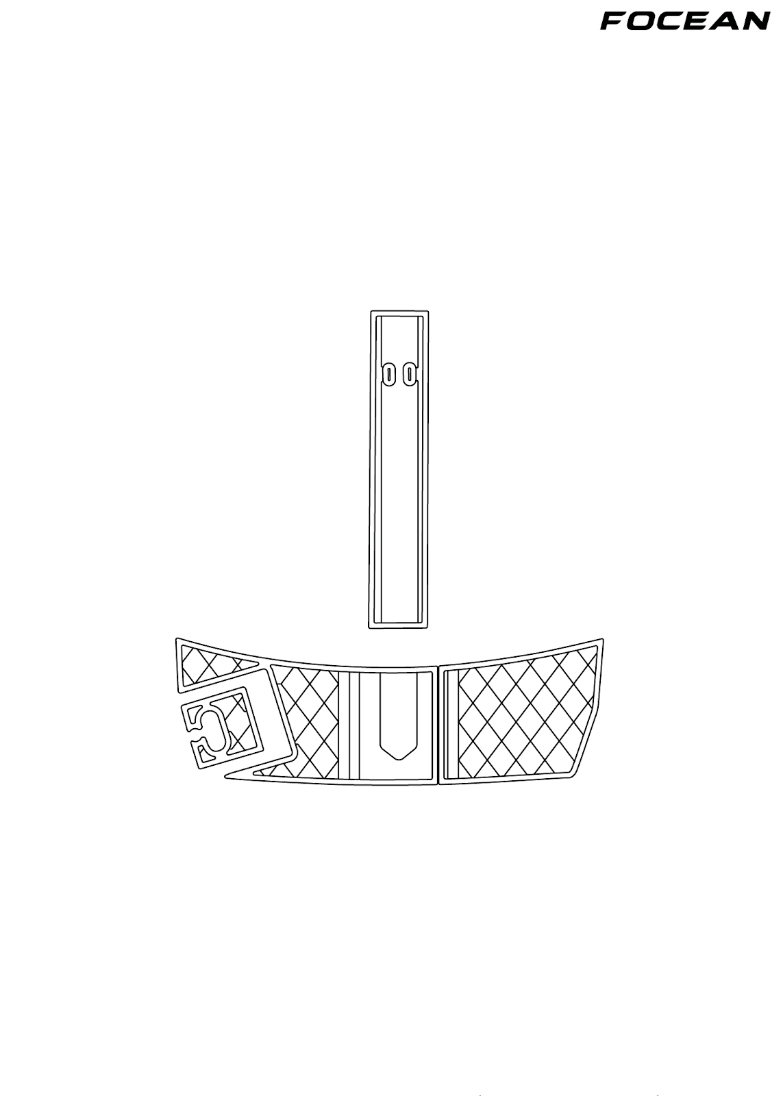 Custom Non-Slip EVA Boat Flooring for Regal - RX - 2021