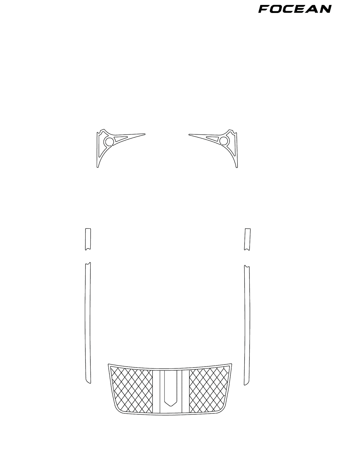 Custom Non-Slip EVA Boat Flooring for Malibu - 21VLX - 2008