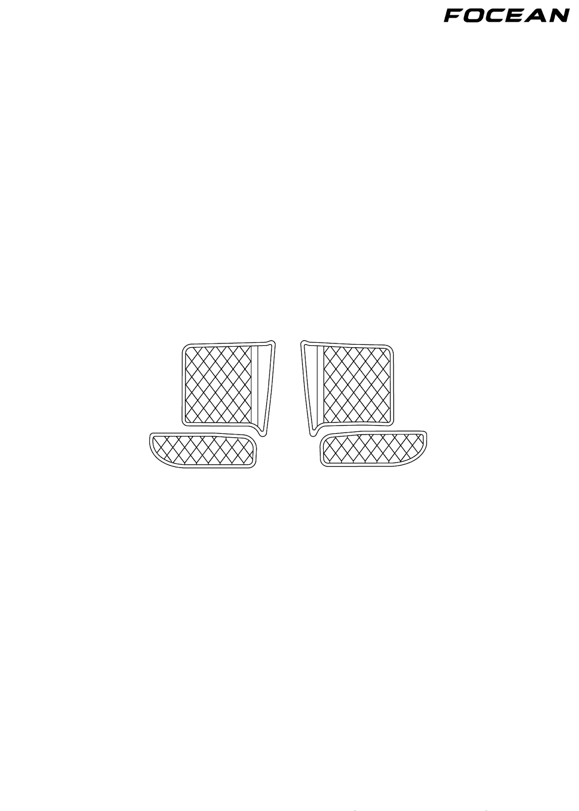 Custom Non-Slip EVA Boat Flooring for Manitou - 25 XPlode - 2016