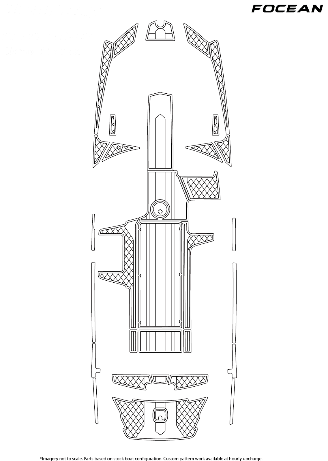 Custom Non-Slip EVA Boat Flooring for Axis - A24 - 2013-2017