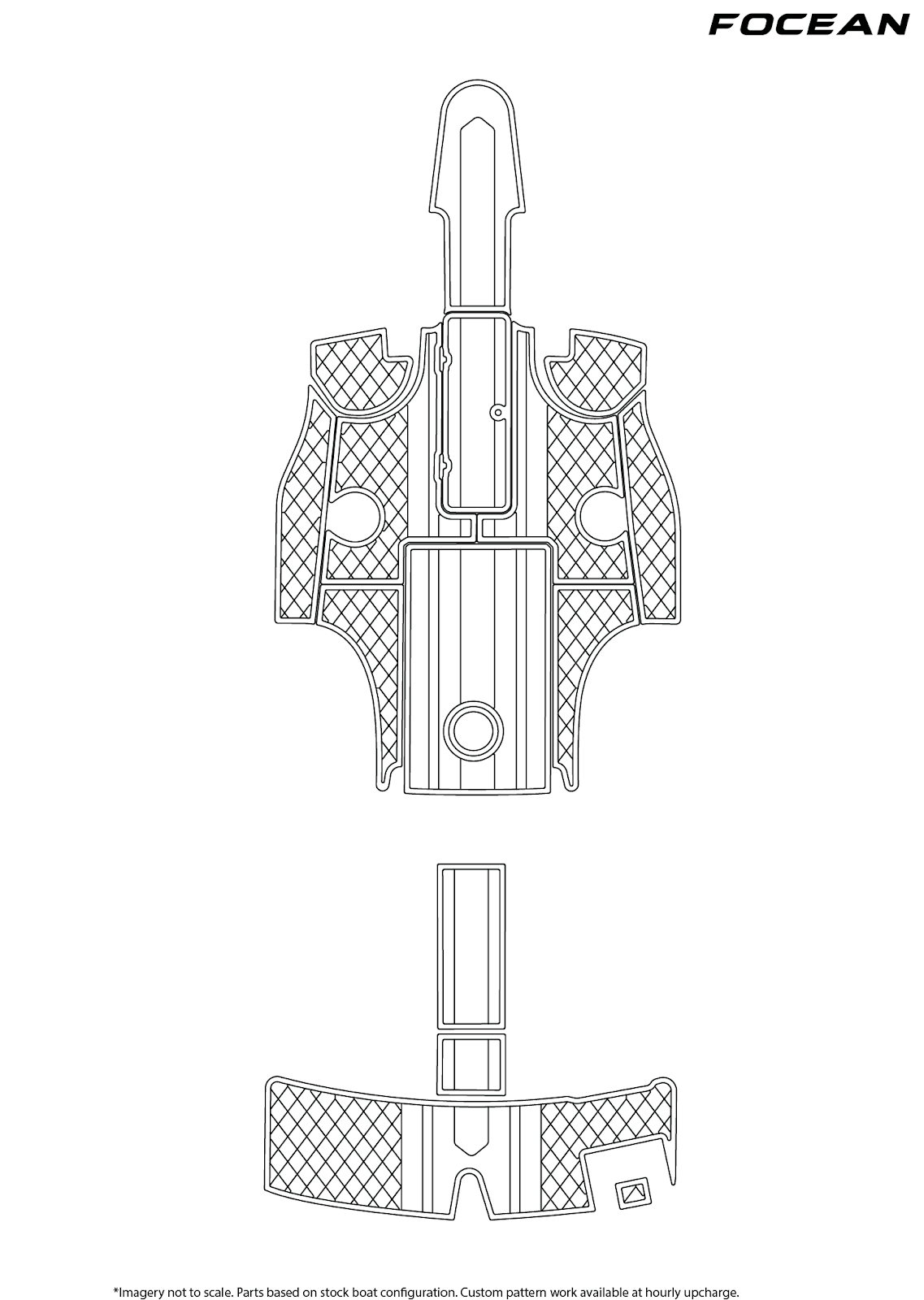 Custom Non-Slip EVA Boat Flooring for Glastron - GXL 235 - 2008