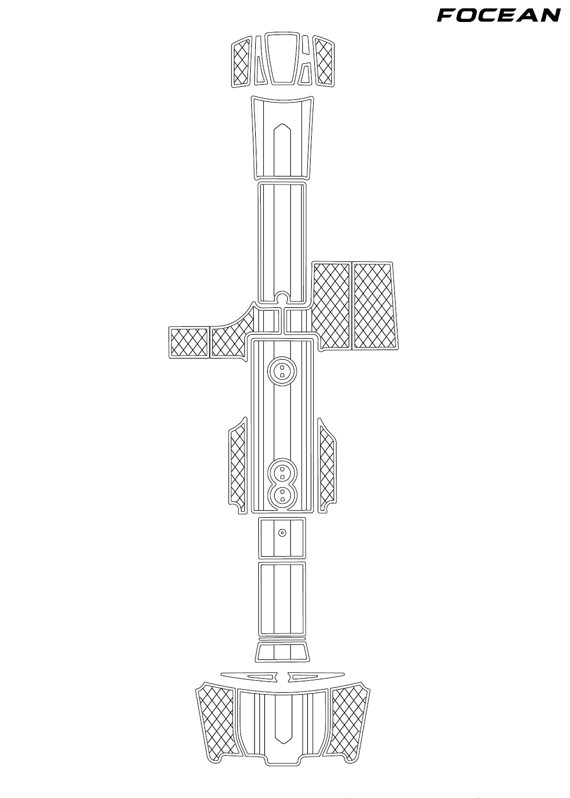 Custom Non-Slip EVA Boat Flooring for Mastercraft - X80 - 2004-2011
