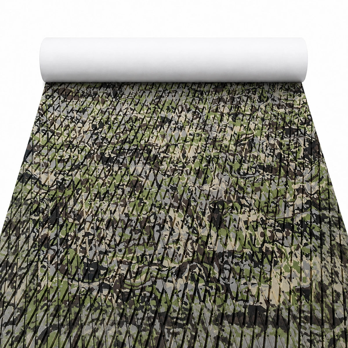 FOCEAN Camo EVA Foam Boat Flooring - Anti-UV Diamond Pattern Marine Decking