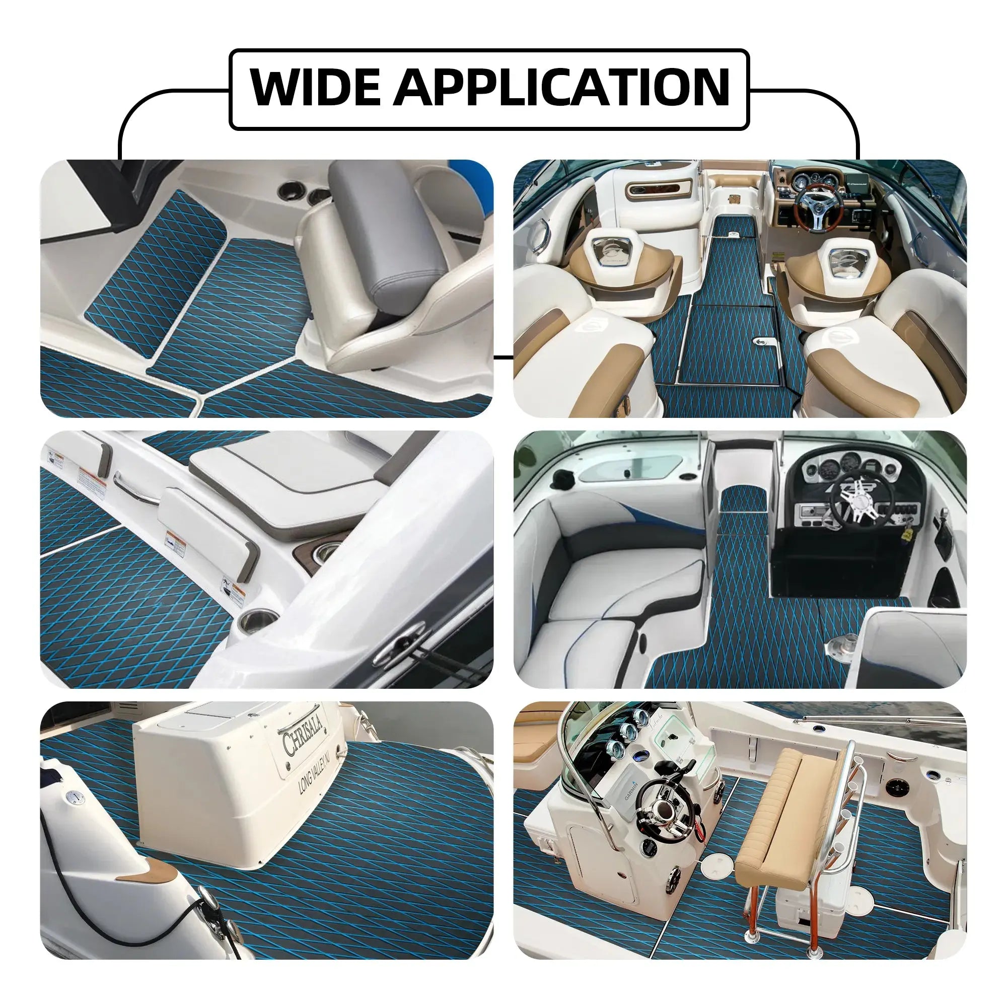 FOCEAN Boat Flooring EVA Foam Decking Sheet Faux Teak Marine Mat Marine Carpet Cooler Tops Non-Slip Self-Adhesive Flooring for Motorboat RV Yacht Kayak Swim Platform