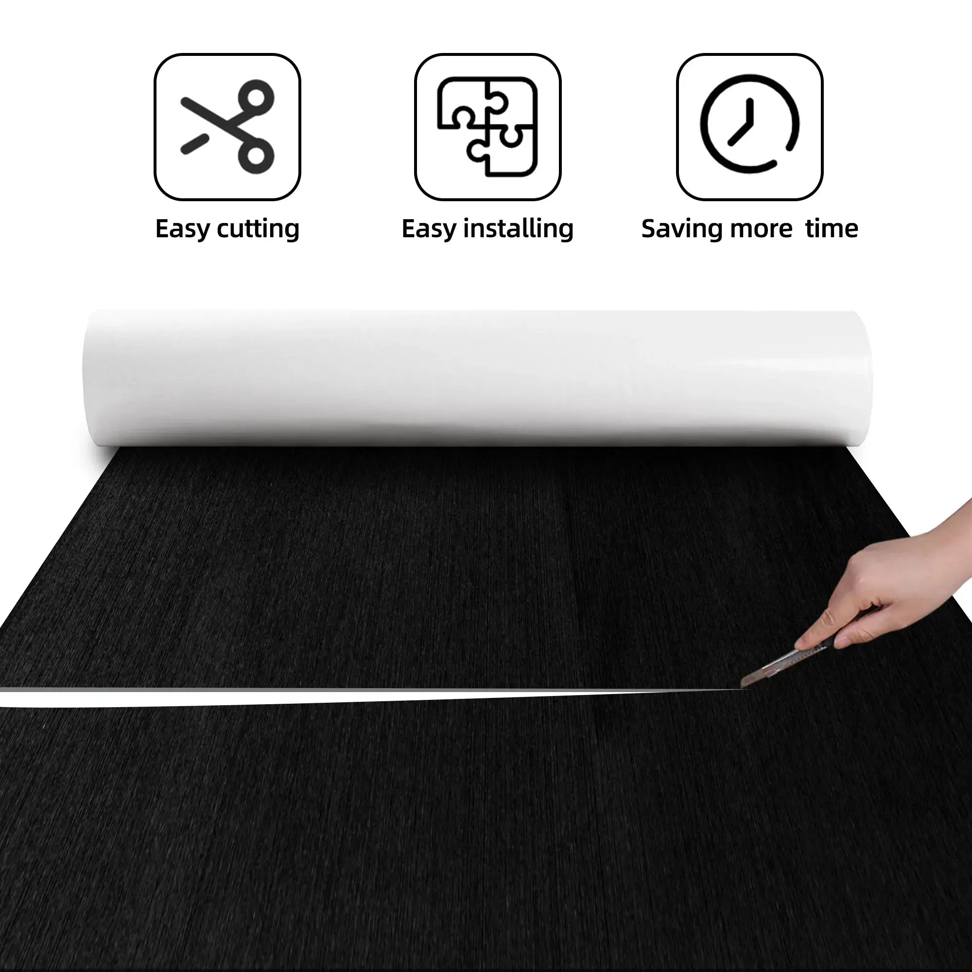 FOCEAN Boat Flooring EVA Foam Boat Decking Marine Carpet Non-Slip Decking Sheet Self-Adhesive Marine Flooring for Fishing Boat Kayak Yacht RV Swimming Pool Golf Cart