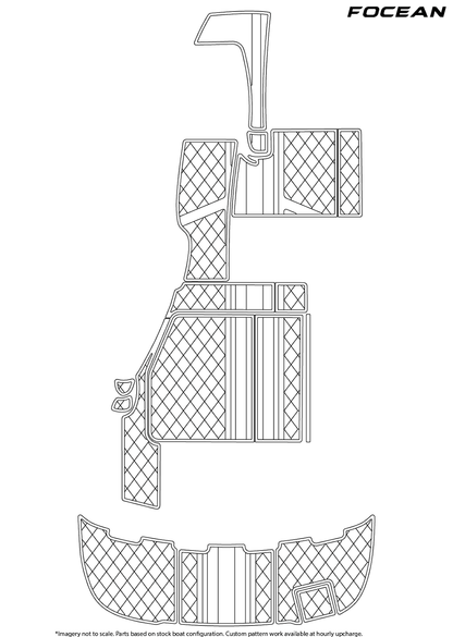 Custom Non-Slip EVA Boat Flooring for Chaparral - 310 - 2004