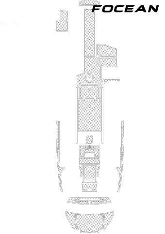 Custom Non-Slip EVA Boat Flooring for Supra - SE - 2019-2020