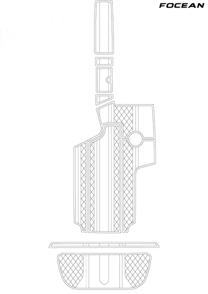 Custom Non-Slip EVA Boat Flooring for Centurion - Enzo SV240 - 2007-2008