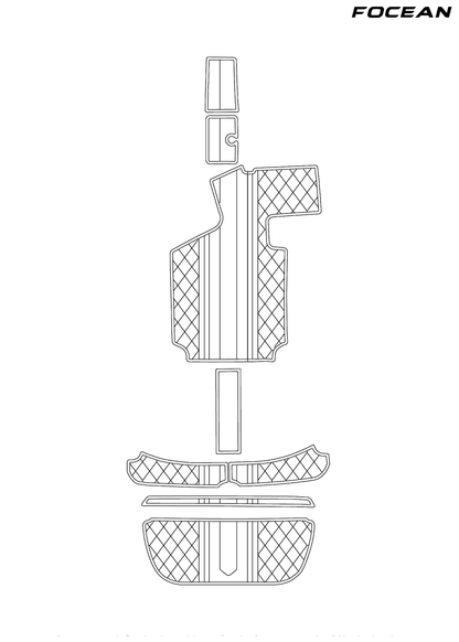 Custom Non-Slip EVA Boat Flooring for Centurion - Enzo SV211 - 2012
