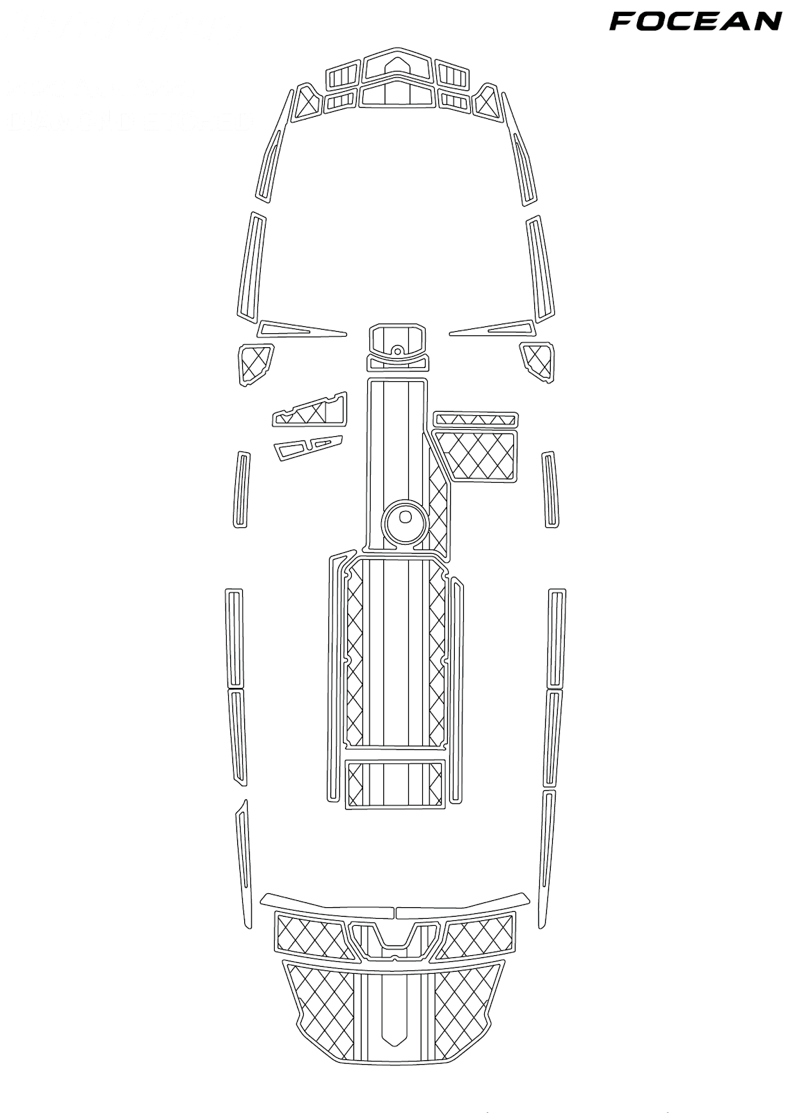 Custom Non-Slip EVA Boat Flooring for Axis - A225 - 2023