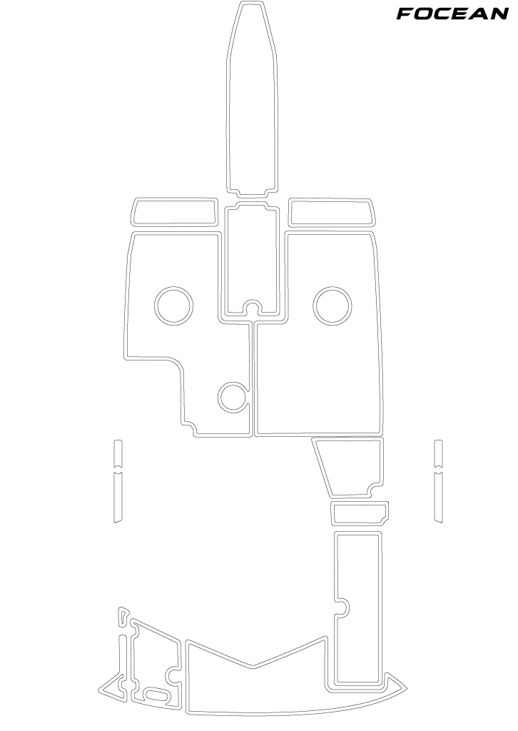Custom Non-Slip EVA Boat Flooring for Regal - 2200 - 2004