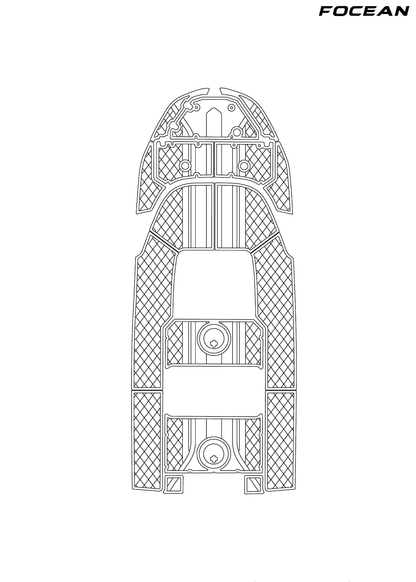 Custom Non-Slip EVA Boat Flooring for Boston Whaler - 170 Montouk - 2022