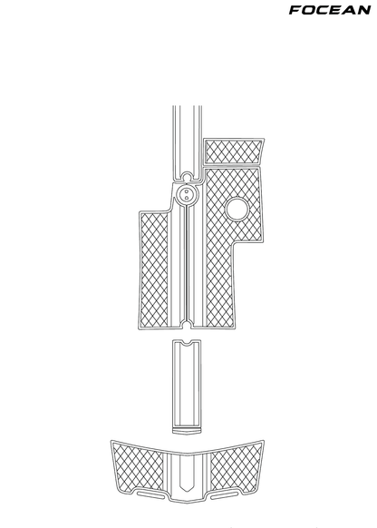 Custom Non-Slip EVA Boat Flooring for Mastercraft - X30 - 2006-2010 (Version 1)