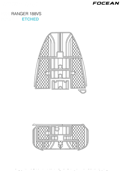 Custom Non-Slip EVA Boat Flooring for Ranger - 188VS - 2008