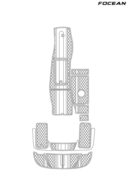 Custom Non-Slip EVA Boat Flooring for Bayliner - SD217 - 2008