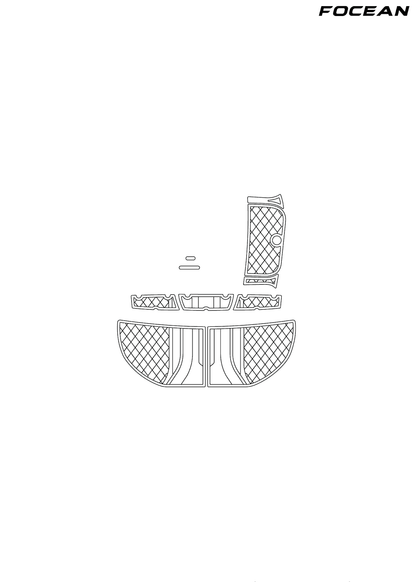 Custom Non-Slip EVA Boat Flooring for Tige - 22-24VE - 2007