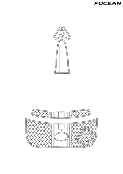 Custom Non-Slip EVA Boat Flooring for Crownline - 192 BR - 1999