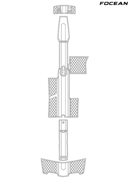 Custom Non-Slip EVA Boat Flooring for Mastercraft - Maristar - 2005
